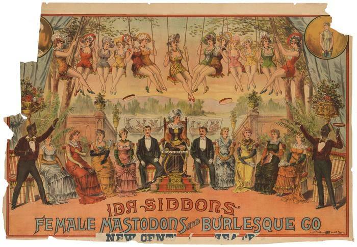 The Female Mastodons burlesque troupe